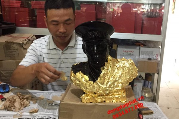 Địa chỉ dát vàng tượng chân dung uy tín ở Hà Nội