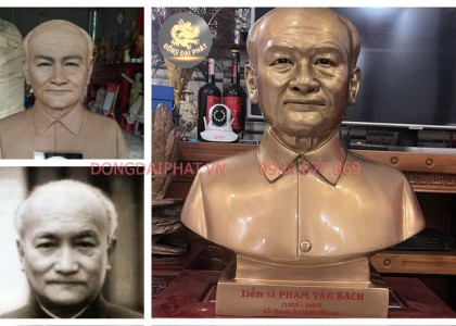 Đúc tượng đồng cụ Phạm văn Bạch