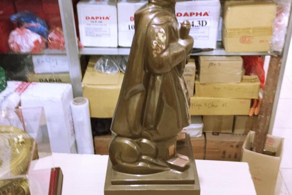 Bán tượng đồng Trần Quốc Tuấn cao 50 cm