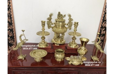 Bộ đồ thờ bằng đồng gồm những gì bạn đã biết chưa?
