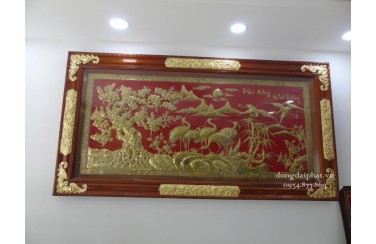 Giá trị của tranh đồng mạ vàng