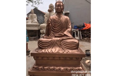 Đúc tượng Phật đồng, mong duyên lành với Phật pháp