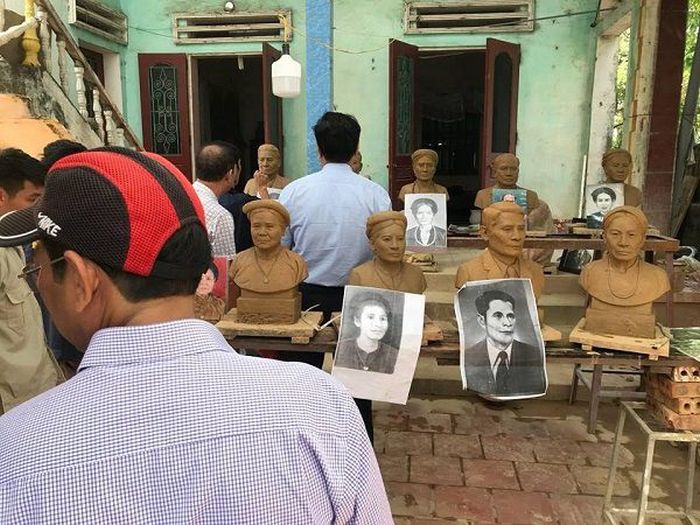 đúc tượng chân dung bằng đồng