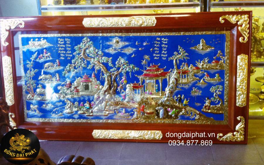 Tranh đồng quê bằng đồng