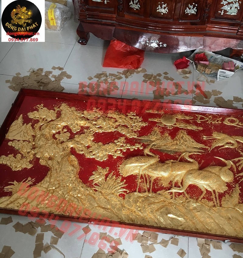 tranh phú quý cát tường hoàn thiện 1