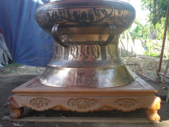 trống đồng tạo uy thế uy nghi trang trọng
